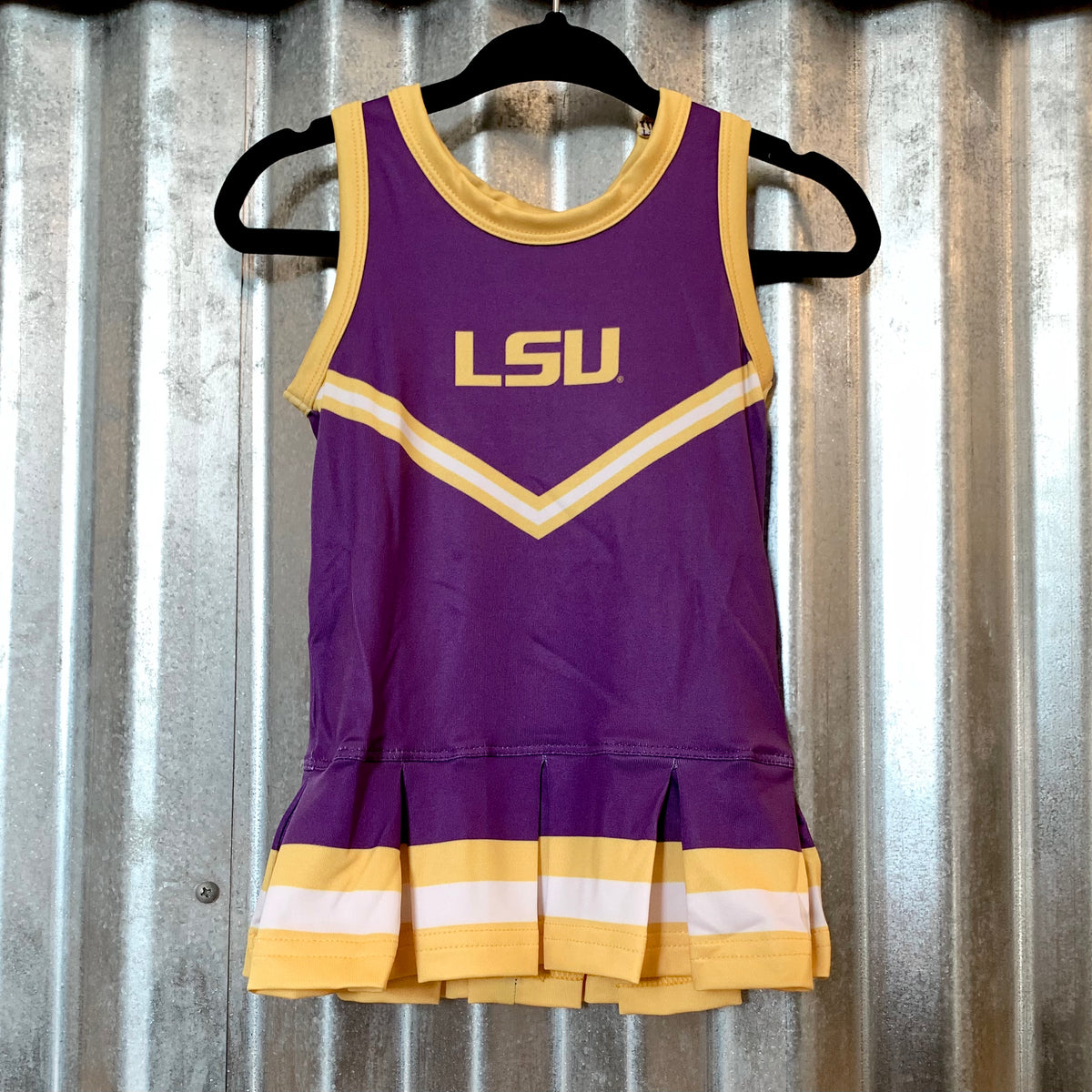 KIDS LICENSED LSU CHEERLEADER DRESS – Hey, Penelope Boutique