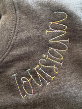 Load image into Gallery viewer, • EMBROIDERED LOUISIANA SWEATSHIRT
