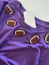 Load image into Gallery viewer, • FOOTBALL COLLAR PATCH TOP

