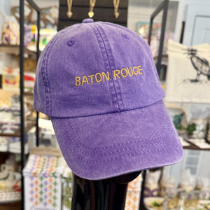 • BATON ROUGE HAT IN PURPLE