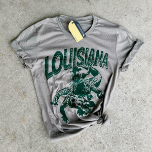 • LOUISIANA RODEO GATOR TEE