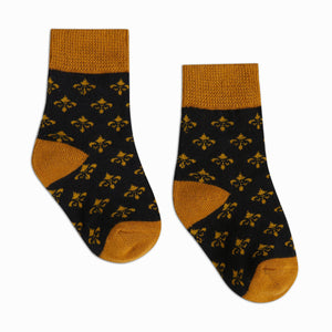 BABY BONFOLK SOCKS - FLEUR DE LIS