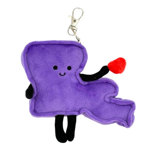 LOUISIANA STUFFY KEYCHAIN