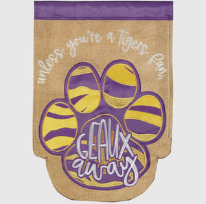 • GARDEN FLAG - GEAUX AWAY