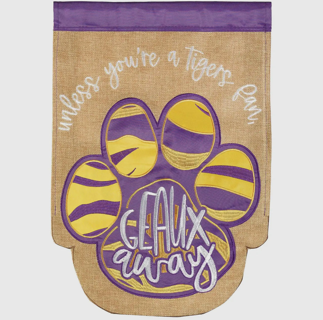 • GARDEN FLAG - GEAUX AWAY