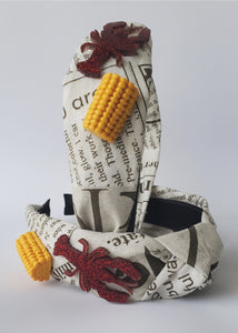 • CRAWFISH AND CORN HEADBAND