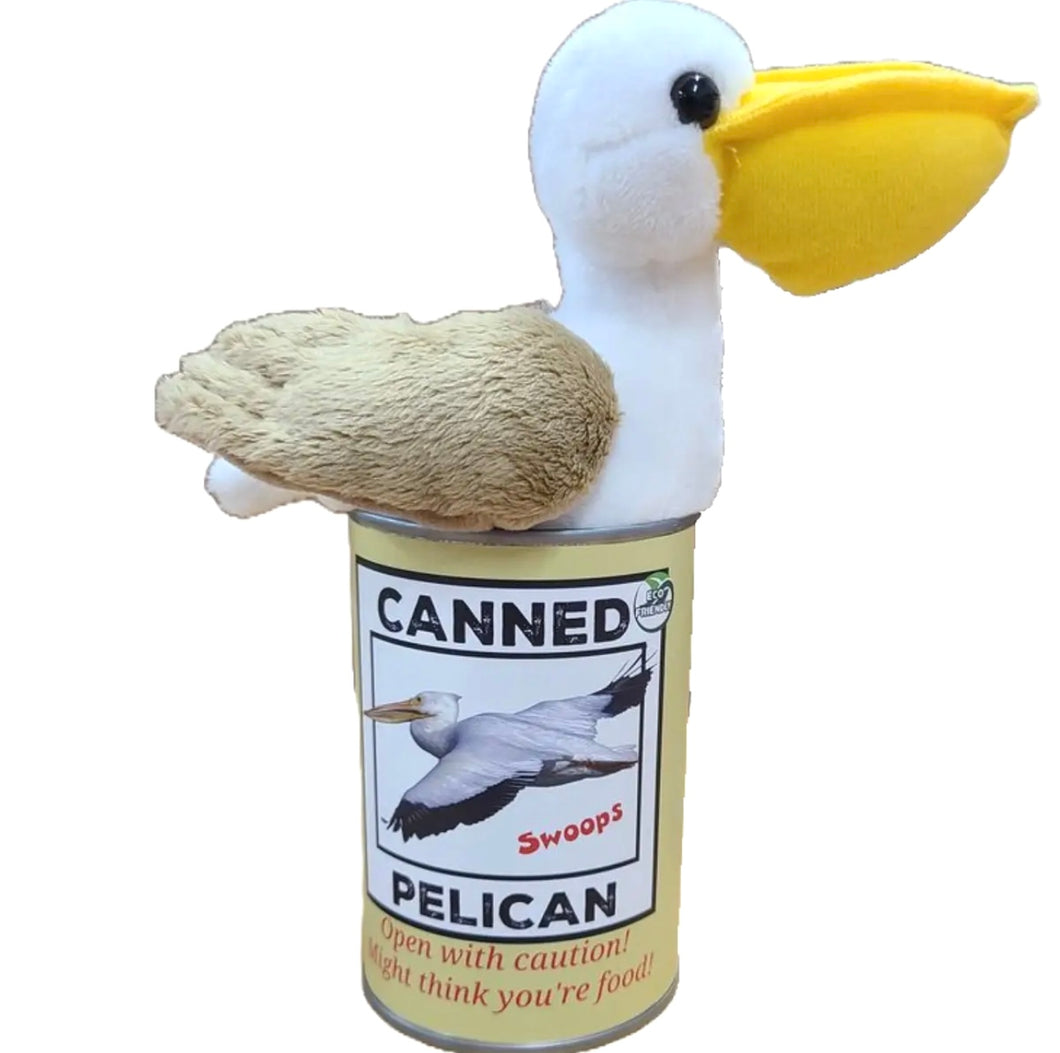 CANNED STUFFY - PELICAN
