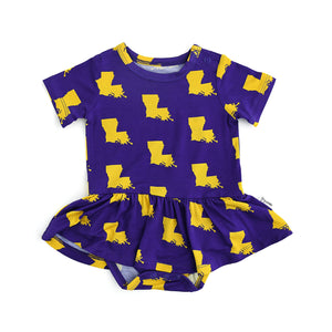 INFANT LOUISIANA TUTU ONESIE
