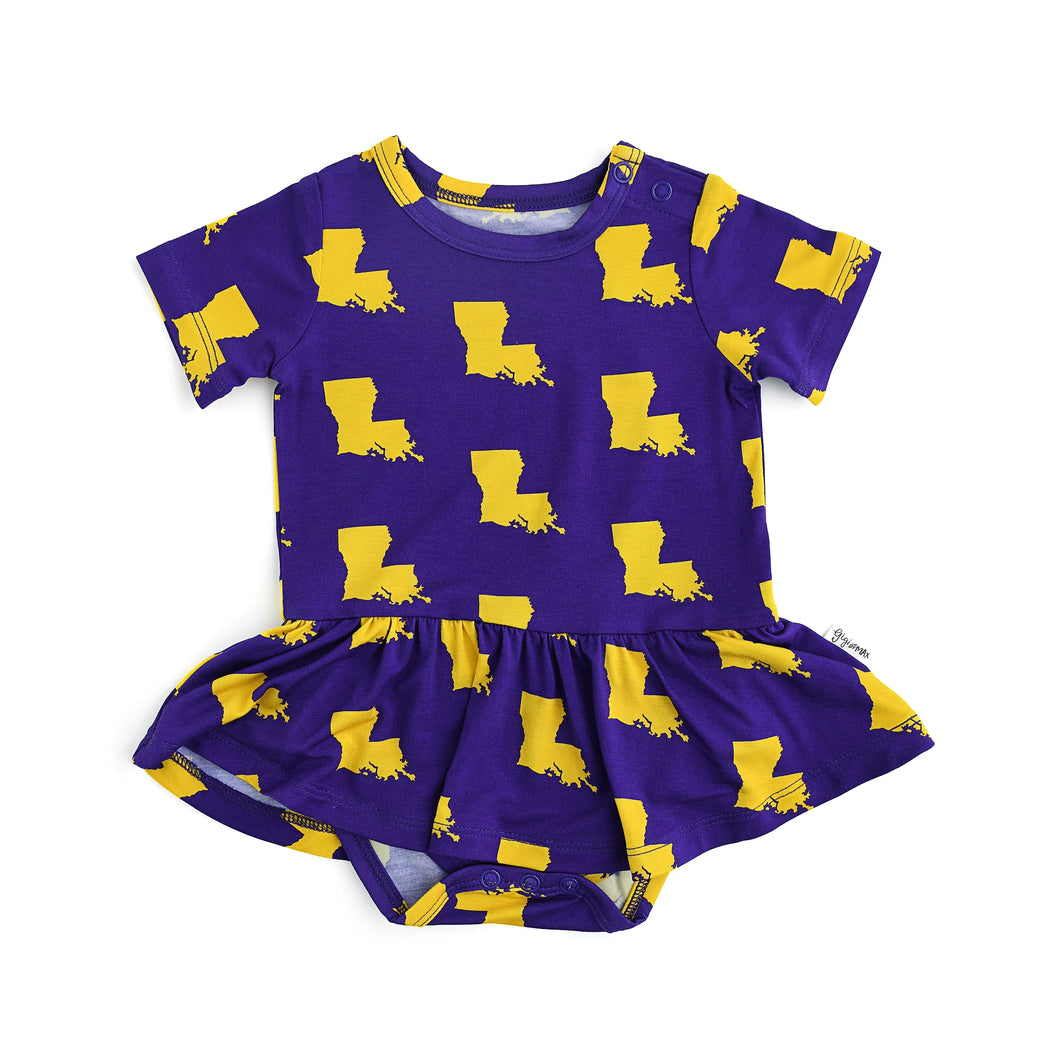INFANT LOUISIANA TUTU ONESIE
