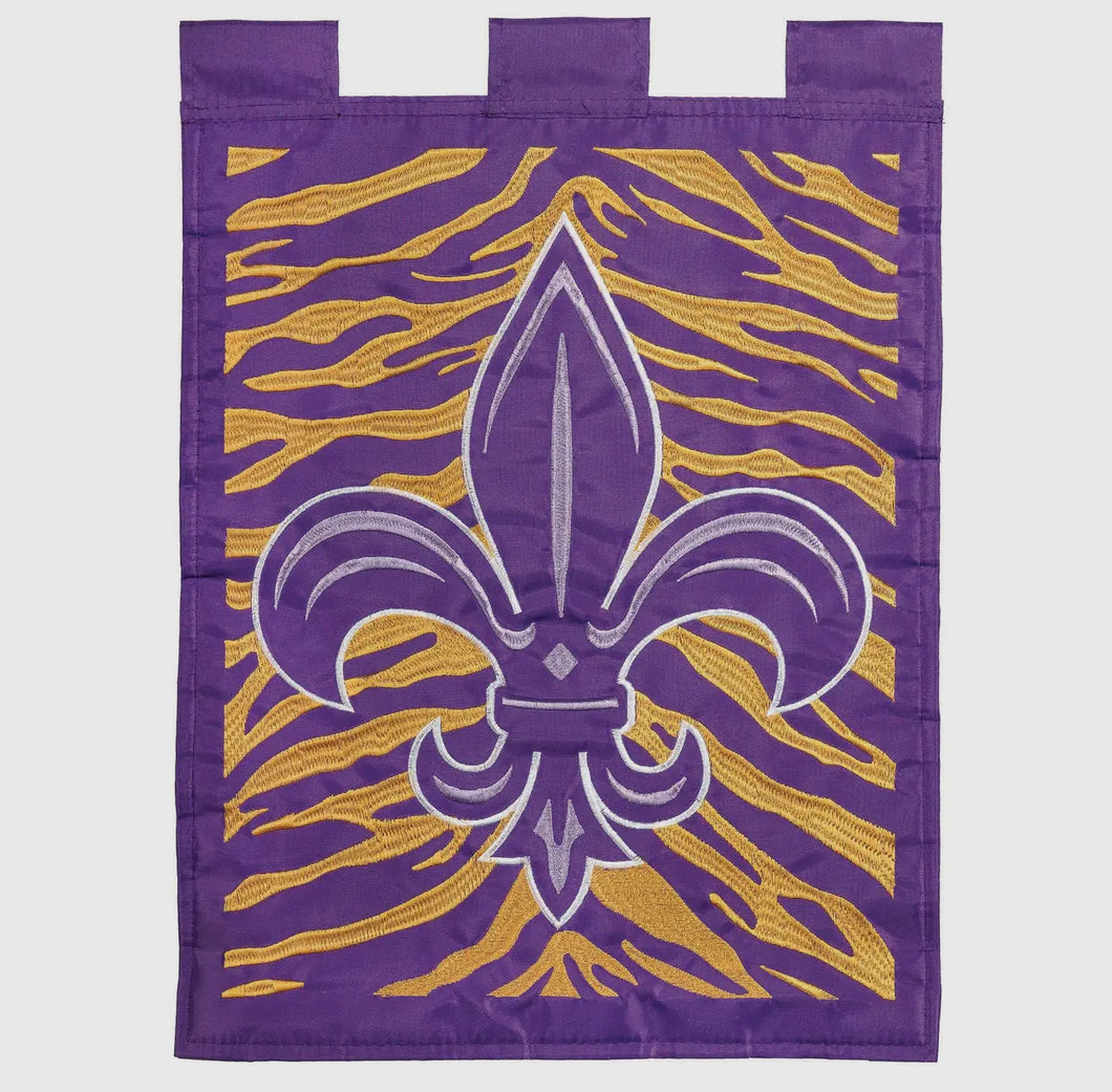 • GARDEN FLAG - FLEUR DE LIS
