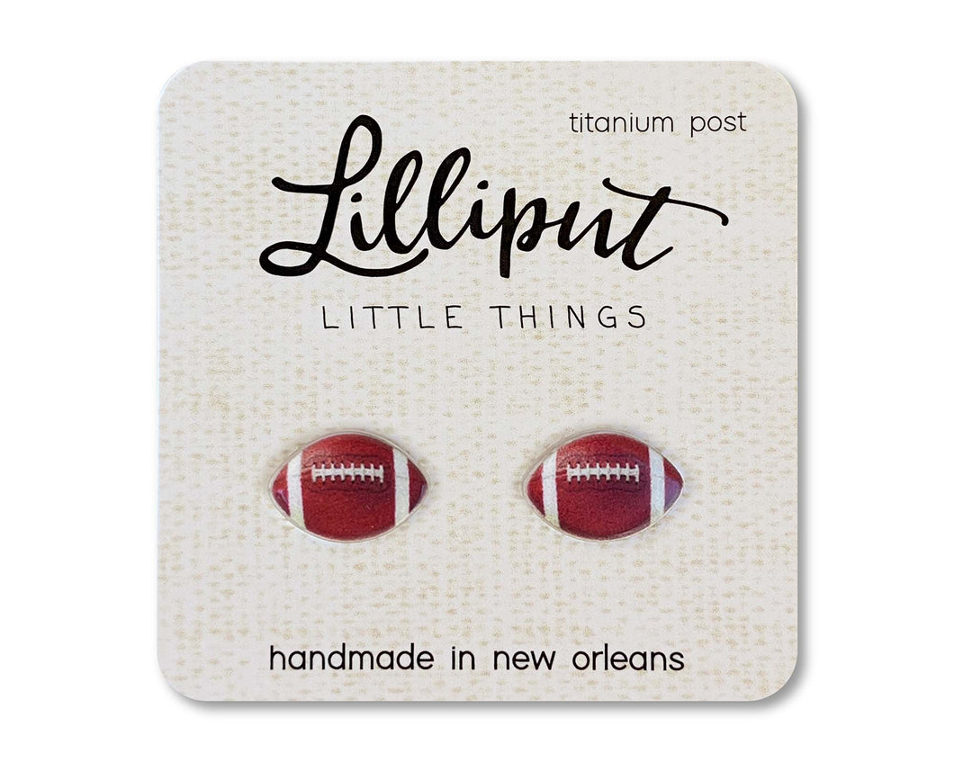 LILLIPUT EARRINGS - FOOTBALLS