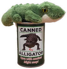 Load image into Gallery viewer, CANNED STUFFY - ALLIGATOR
