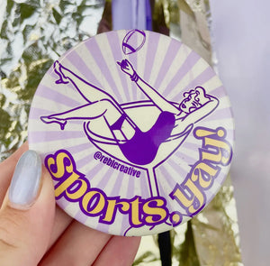 • REBL CREATIVE GAME DAY BUTTON - SPORTS YAY