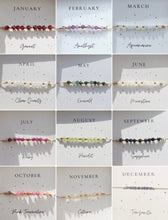 Load image into Gallery viewer, • BIRTHSTONE BRACELET
