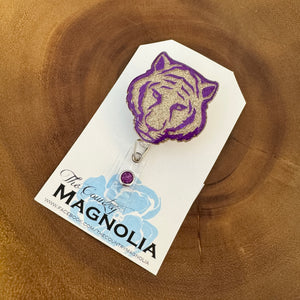 • BADGE REEL - HOLOGRAPHIC TIGER