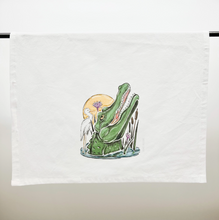 Load image into Gallery viewer, • HOME MALONE TEA TOWEL - GATOR SUNSET
