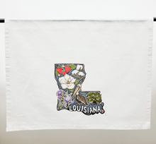 Load image into Gallery viewer, • HOME MALONE TEA TOWEL - LOUISIANA FAVORITES
