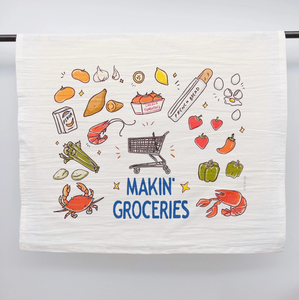 • HOME MALONE TEA TOWEL - MAKIN' GROCERIES