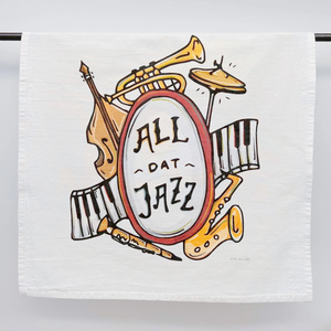 • HOME MALONE TEA TOWEL - ALL DAT JAZZ