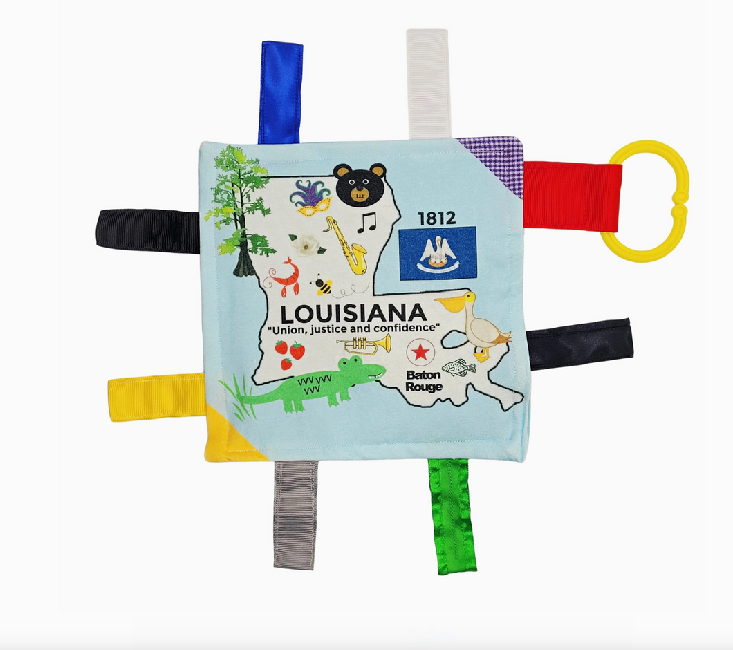 • SENSORY SQUARE BABY TOY - LOUISIANA