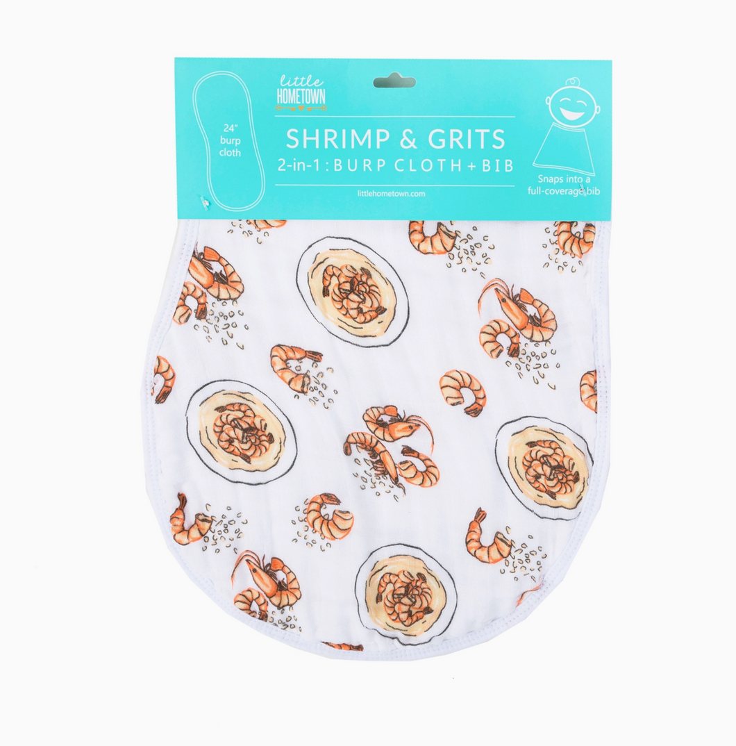 • LITTLE HOMETOWN BIB - SHRIMP AND GRITS