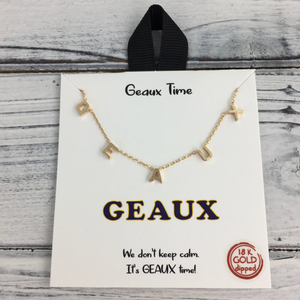 • GEAUX NECKLACE