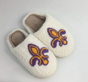 • FLEUR DE LIS SLIPPERS