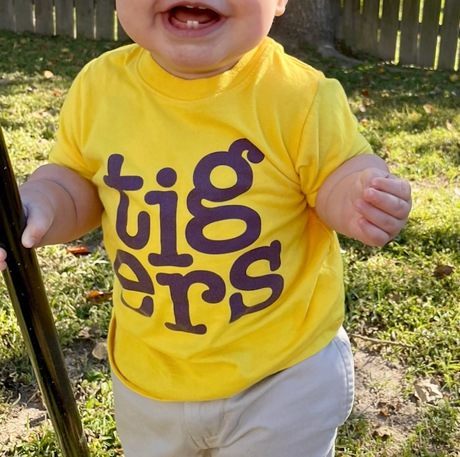 • PLAYFUL TIGERS TODDLER TEE