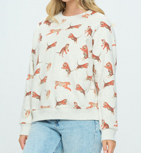 Load image into Gallery viewer, • TIGER ALL OVER PRINT SWEATSHIRT

