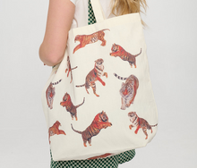Load image into Gallery viewer, • TIGER ALL OVER PRINT TOTE
