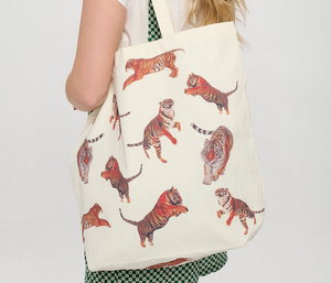 • TIGER ALL OVER PRINT TOTE