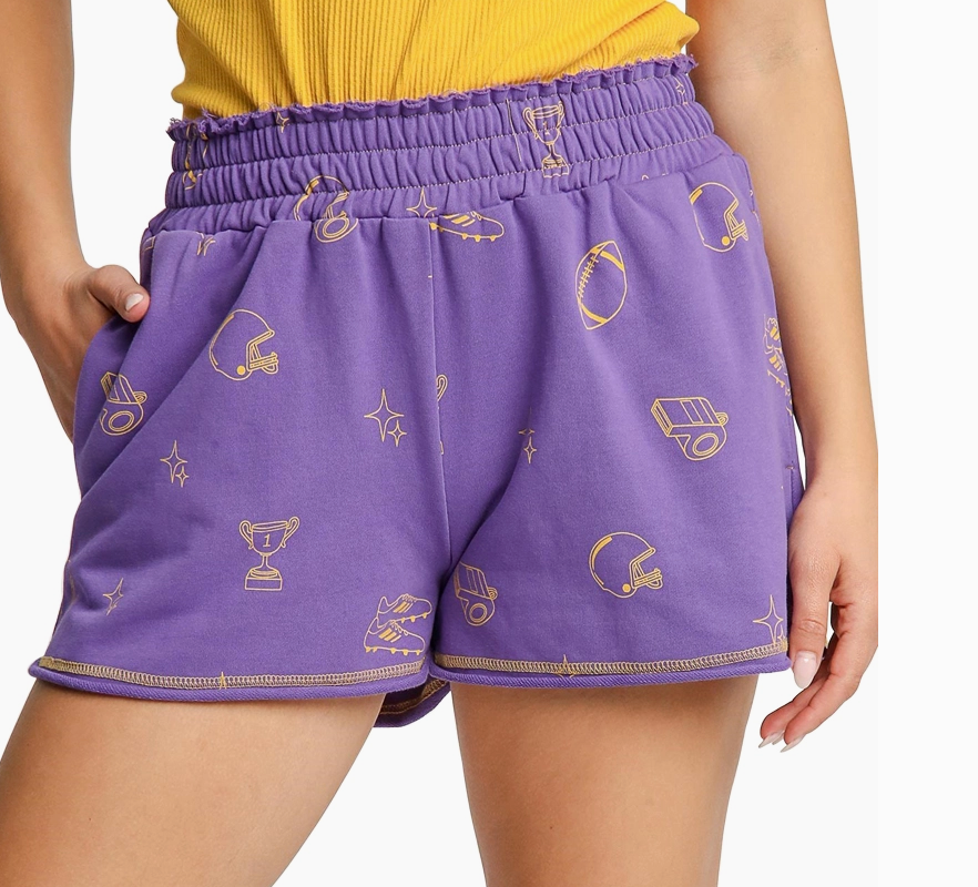 • FOOTBALL ICONS FRENCH TERRY SHORTS