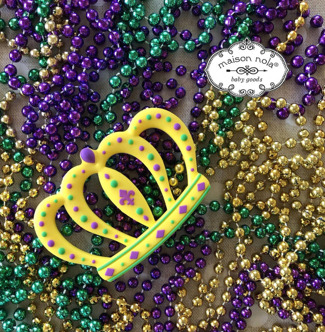 • MAISON NOLA TEETHER - MARDI GRAS CROWN