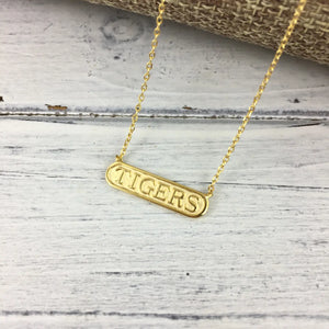 • TIGERS BAR NECKLACE