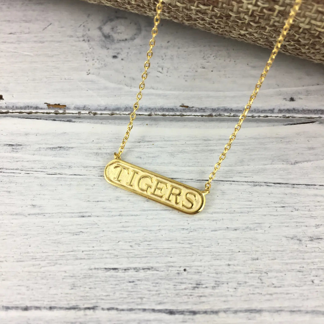 • TIGERS BAR NECKLACE