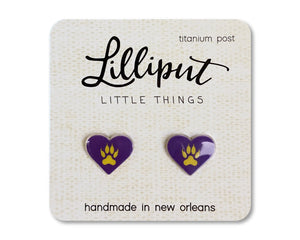 LILLIPUT EARRINGS - TIGER PAW HEARTS