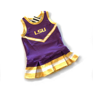 KIDS LICENSED LSU CHEERLEADER DRESS Hey, Penelope Boutique KIDS LICENSED LSU CHEERLEADER DRESS Hey, Penelope Boutique