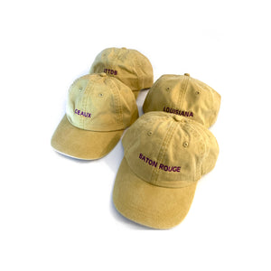 GOLD AND PURPLE LOUISIANA HATS [4 OPTIONS]
